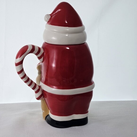 Temptations Christmas Santa Mug 24oz Gold bag holiday season gifts cocoa mocha - Picture 3 of 13